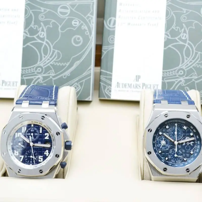Audemars Piguet Royal Oak Offshore / Set of 2 platinum